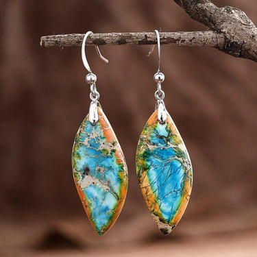Guarding Nature Jasper Dangle Earrings-Your Soul Place